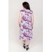 Платье женское "0906-95" вискоза (пионы, цвет розовый)