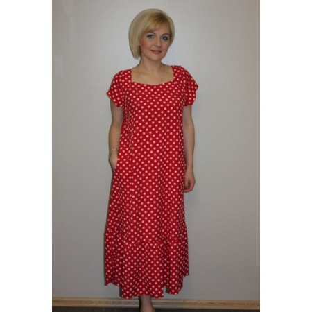 Платье женское "П989" ниагара (цвет красный)