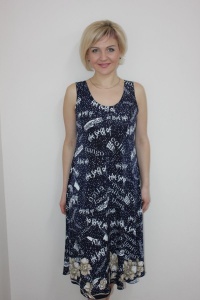 Платье женское "П960.9" масло (цвет синий)