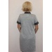 Платье женское "П791.2" полиэстер (цвет серый)