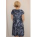 Платье женское "П963.1" диджитал (цвет темно-синий)