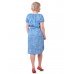 Платье женское "П897.1" кулирка (цвет голубой)