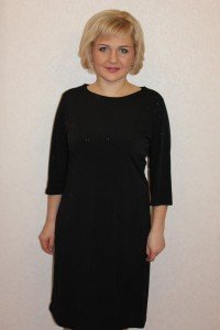Платье женское "П2123" масло (цвет черный)