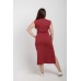 Платье женское "ПТК-404" кулирка (цвет красный)