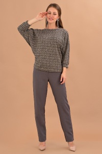 Пуловер женский "ПЛ10" трикотаж (цвет капучино)