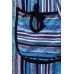 Халат женский "11501" кулирка (цвет синий)