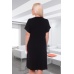 Платье женское "7090" вискоза (цвет черный)