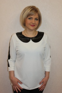 Блузка женская "Б799" полиэстер (цвет белый)