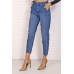 Джинсы женские "22101" джинса (цвет светло-голубой)