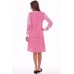 Сорочка женская "2-38" футер с начесом (цвет розовый)