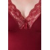 Сорочка женская "0056-12" вискоза (цвет бордовый)