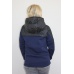 Куртка женская "К478.5" ультрастеп, футер трехнитка с начесом (цвет черный, синий)