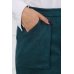 Юбка женская с накладными карманами "Ю 020" искусственная замша (цвет еловый)