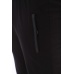 Брюки мужские "3440" футер двухнитка с лайкрой пенье (цвет черный)