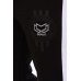 Брюки мужские "4921" футер двухнитка с лайкрой пенье (цвет черный)