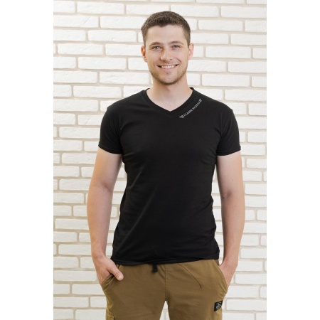 Футболка мужская "Мегал Ч" кулирка (цвет черный)