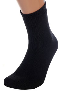 Носки мужские "Январь" плюш (цвет черный, 12 шт)