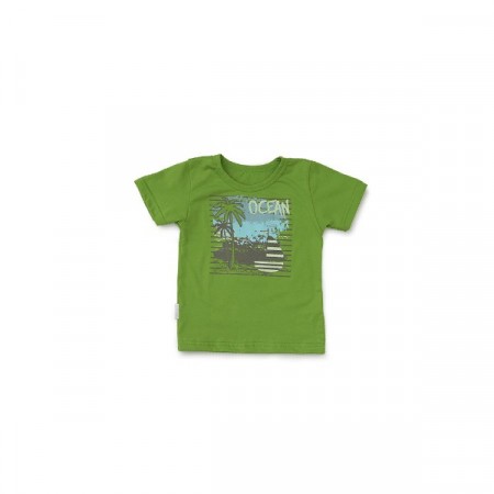 Футболка детская "Ocean" 10406 кулирка (цвет зеленый)