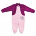 Комбинезон детский "Butterfly-1" 20113 интерлок пенье (цвет розовый, сливовый)