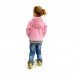 Толстовка детская "Фламинго" 03071 футер трехнитка начес (цвет розовый)