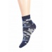 Носки детские "С529" трикотаж (цвет хаки синий)