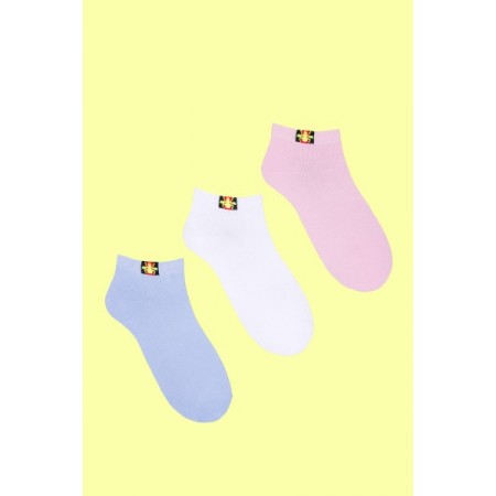 Носки детские "Жук" хлопок (цвет в ассортименте, 3 пары)