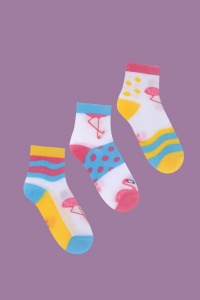 Носки детские "Зари" хлопок (цвет в ассортименте, 3 пары)