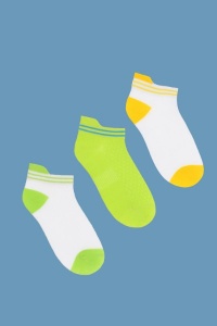 Носки детские "Лужок" хлопок (цвет в ассортименте, 3 пары)
