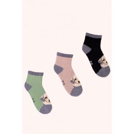 Носки детские "Лабрадор" плюш (цвет в ассортименте, 3 пары)
