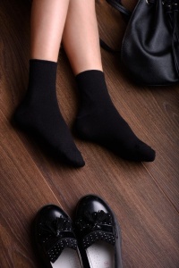 Носки детские "Школьник" трикотаж (цвет черный, 3 пары)