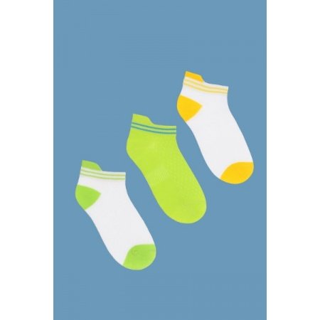 Носки детские "Лужок" хлопок (цвет в ассортименте, 3 пары)
