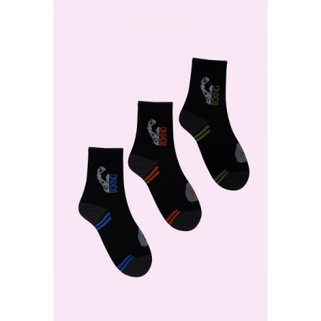 Носки детские "Ринг" хлопок (цвет в ассортименте, 3 пары)
