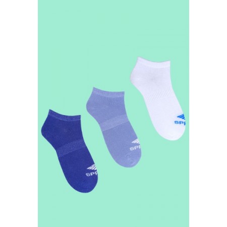 Носки детские "Бег" хлопок (цвет в ассортименте, 3 пары)