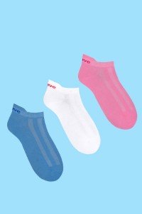 Носки детские "Йога" хлопок (цвет в ассортименте, 3 пары)