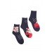 Носки детские "Санта" хлопок (цвет в ассортименте, 3 пары)