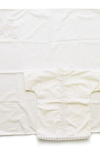Крестильный набор для мальчика 3 предмета "06022" поплин (цвет белый)