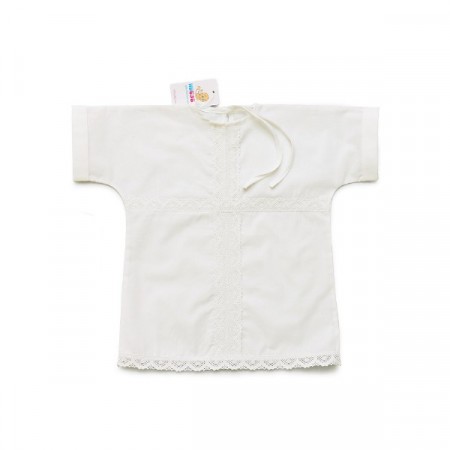 Рубашка крестильная "06004" поплин (цвет белый)
