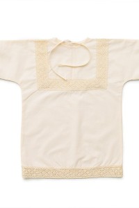 Рубашка крестильная "06005" поплин (цвет кремовый)