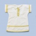 Рубашка крестильная "06000" поплин (цвет белый, золотой)