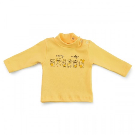 Кофточка детская "Фантик" 10907 интерлок пенье (цвет желтый)