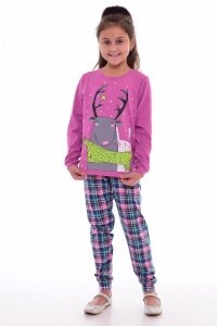 Пижама подростковая "12-065" кулирка (цвет розовый)