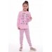 Пижама подростковая "12-077а" футер с начесом (цвет розовый)