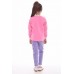 Пижама детская "7-174" интерлок пенье (цвет розовый)
