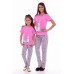 Пижама детская "7-189а" кулирка (цвет розовый)