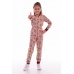 Пижама детская "7-223" кулирка (цвет бежевый)