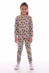 Пижама детская "7-222б" кулирка (цвет лимонный)