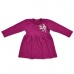 Платье детское "Butterfly" 20106 интерлок вязаный пенье (цвет сливовый)