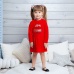 Платье детское "Laura" 10021 велюр (цвет красный)