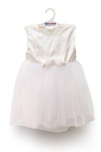 Платье детское "Карамель" 10000 сатин (цвет белый)