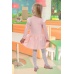 Платье детское "4622" футер двухнитка пенье с лайкрой (цвет розовый)